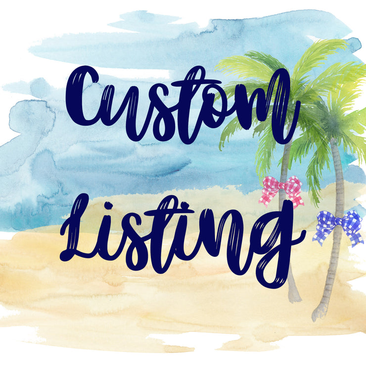 Custom Listing for Tamara