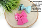 Home Run Baseball Dog Collar Bow ~ Summer Sports Dog Bow Tie ~ Girly Dog Collar Bow ~ Slide On Bow for Dog Collar ~Sandy Paws Collar Co®